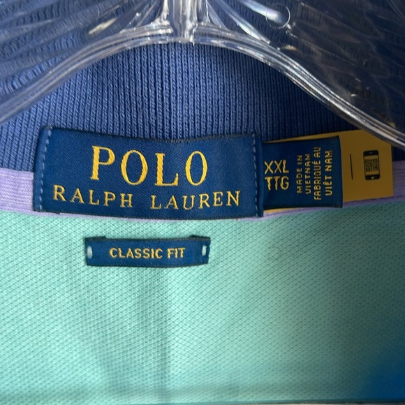 Ralph Lauren Polo BIG Pony multi colored men’s size XXL SHORT SLEEVE SHIRT - Picture 3 of 12